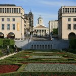 24.BRUXELLES, Mont des Arts - perspective